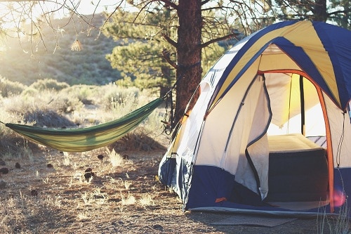 relaxing tent